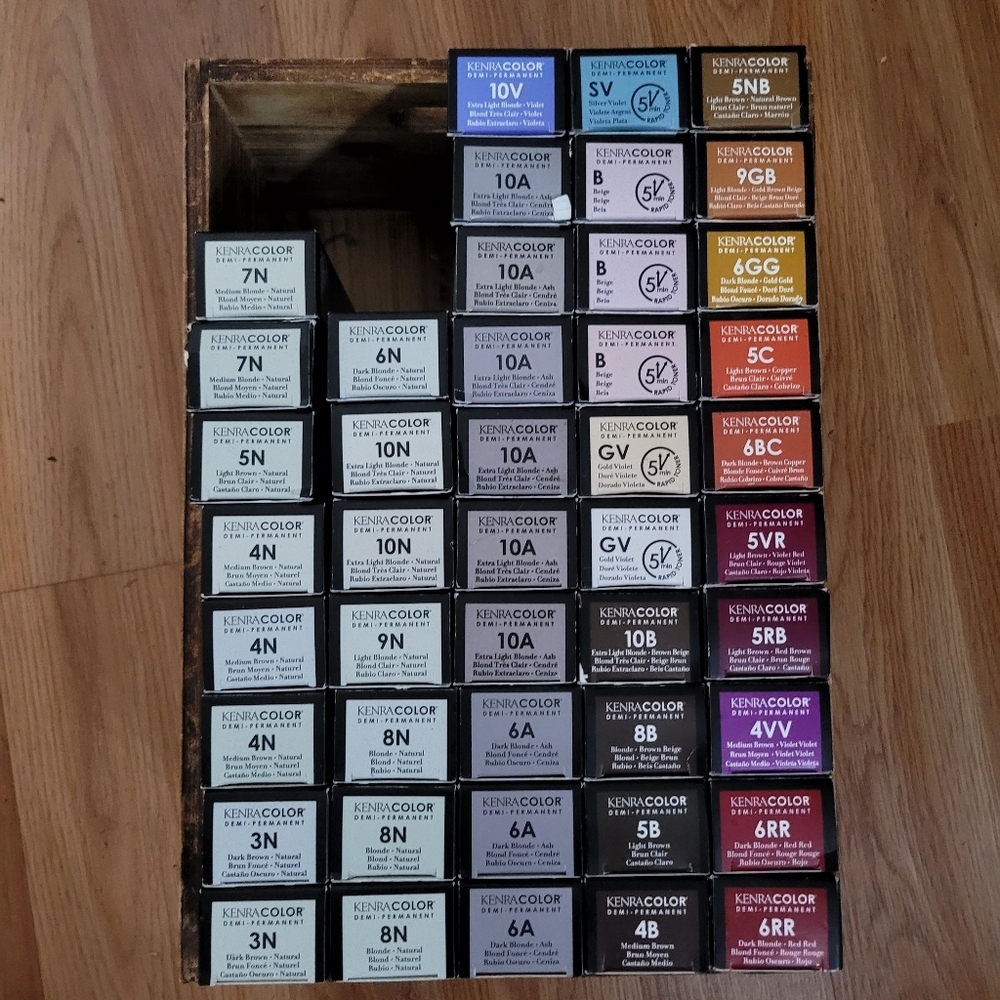 Assorted Hair Color Boxes